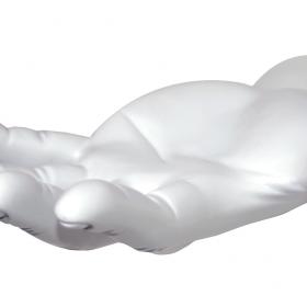 Patère main blanche tendue