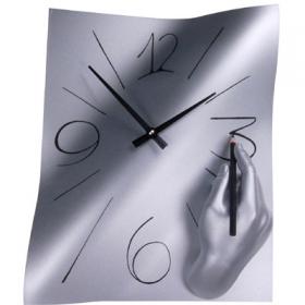 Horloge murale main