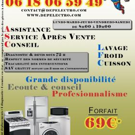 Forfait déplacement + diagnostic + remise en état