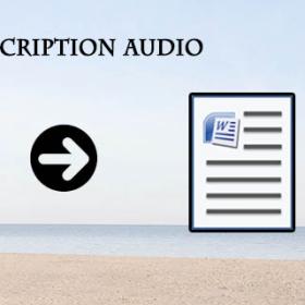 Transcription Audio