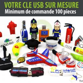 Clé usb Personnalisé sur mesure pvc publicitaire 